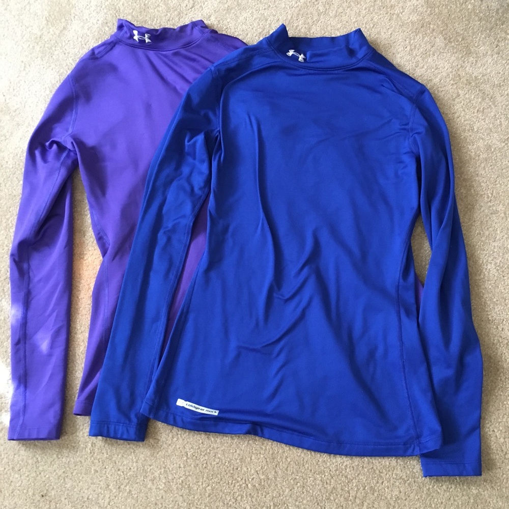 Two Under Armour Winter Running Thermals Cold Gear